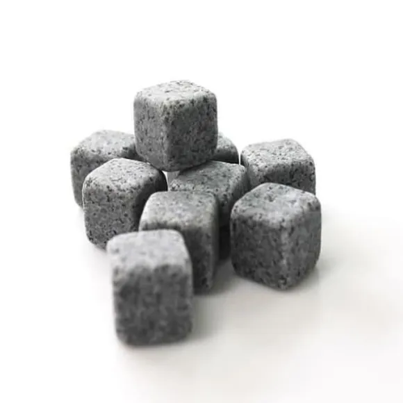 QQ16456-Natural Stapstone Återanvändbar whiskykylare whiskystenar whiskyisbitar Colagne Champag vinöl