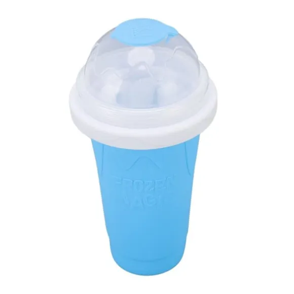 Quick Smoothies Cup Snabbfryst Smoothies Cup Hemlagad Milk Shake Glassmaskin för Family Blue