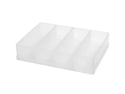 raaco 136457, Set med avdelare, Transparent, Polypropylen (PP), 220 mm, 160 mm, 47 mm