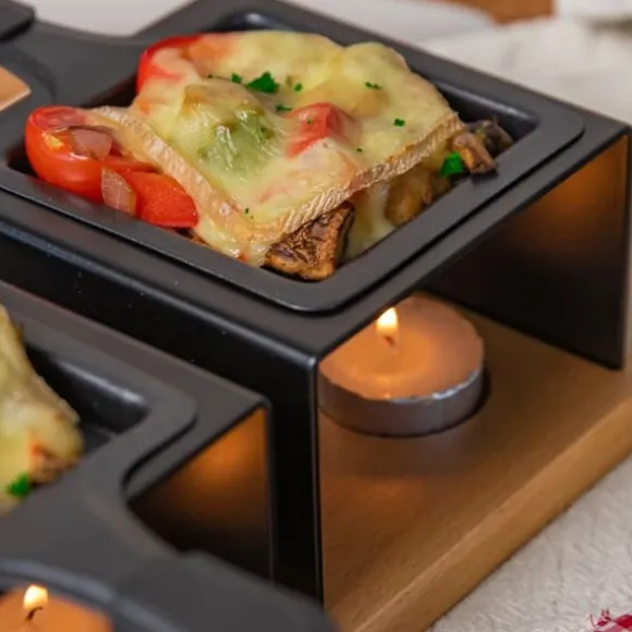 Raclette med ljus Gourmet 2 personer - Vår