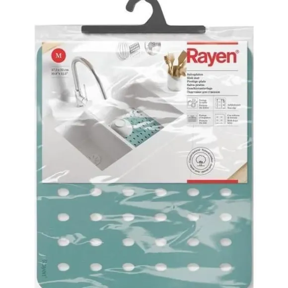 RAYEN Halkfri bottenmatta för diskho - 27,5 x 32 cm