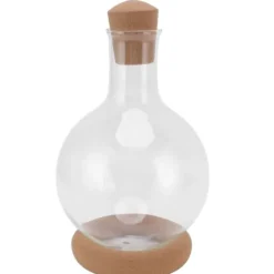 Rödvinskaraffel Quick Sober Hög Borosilikatglas Transparent glasvindispenser med bas för bar Hushållspresenter 1000ml