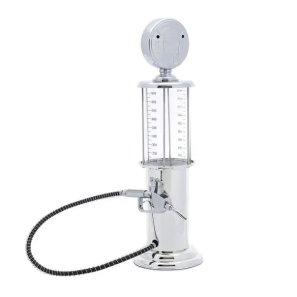 Relaxdays Distribuitör för alkoholhaltiga drycker, öl, etc., rolig, i plast och silikon, 900 ml, kromad