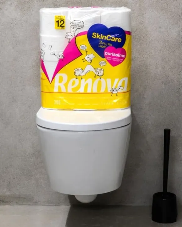 Renova Hudvård Purissimo 12R Toalettpapper