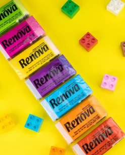 Renova Mix färgservetter 18x9st