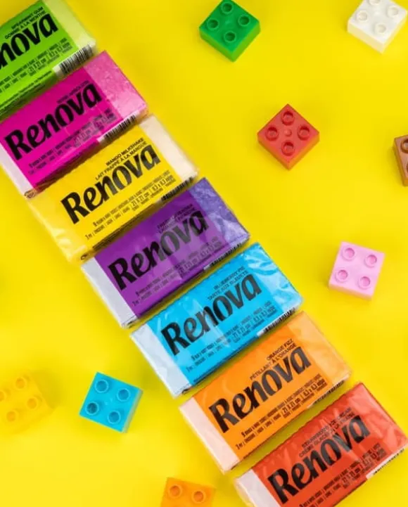 Renova Mix färgservetter 18x9st