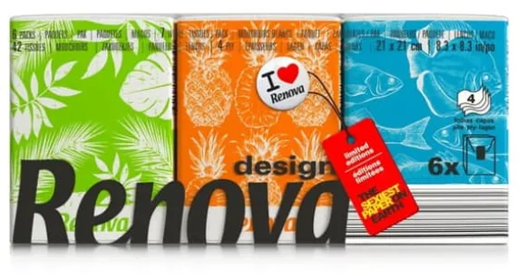 Renova Nature Pocket Wipes 6x7