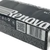 Renova Premium svarta hygienvåtservetter i 4-lagersförpackningar med 6x7 stycken