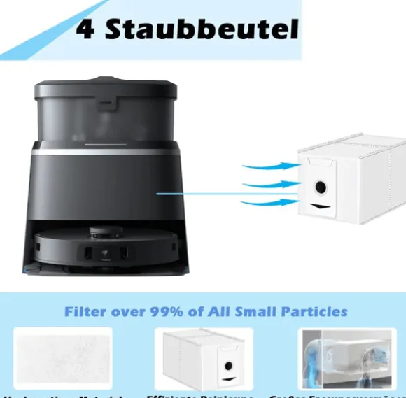 Reservdelssats för Ecovacs Deebot T30 Omni, T30 Pro Omni, T30 Max