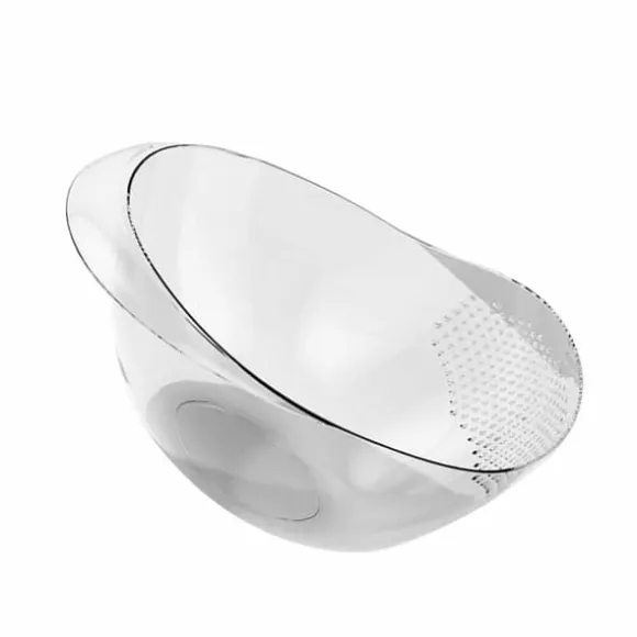 Ristvättskål Multifunktionell Plast Rissköljfilter Med Sidoavrinning För Kök Transparent
