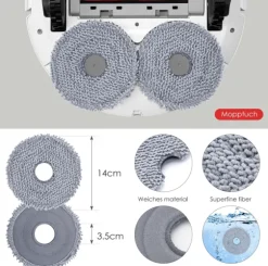 Roborock Qrevo S/Qrevo Pro/Qrevo MaxV Robotdammsugartillbehör