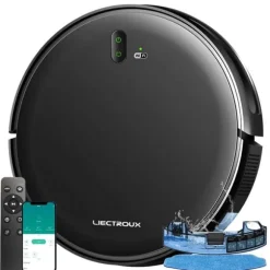Robotdammsugare - LIECTROUX - L200 - Vatten- och dammsugning - Autonomi 120 min - Anslut IoT
