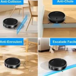 Robotdammsugare - LIECTROUX - L200 - Vatten- och dammsugning - Autonomi 120 min - Anslut IoT