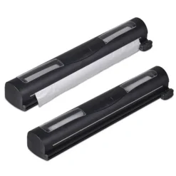 Robust folieskärare, set med 2, svart