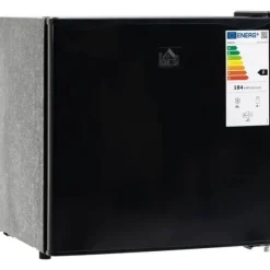 Rootz Minifrys - 35 L frysbox - Minikylskåp - Minikyl - 5-nivå temperaturkontroll - Stål, plast - Svart - 47W x 44,2D x 48,8H cm