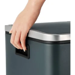 Rootz papperskorgsavfallsseparering 60 liter - papperskorgar - grå - 58,6 x 32 x 65 CM