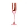 Rosa champagneglas