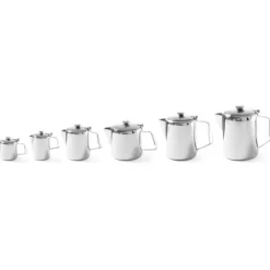 Rostfri tekanna kanna med lock för kaffe te 0,2L - Hendi 453001