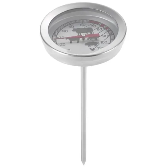 Rostfritt stål BBQ köttmjölk kökstermometer grill matlagningssond