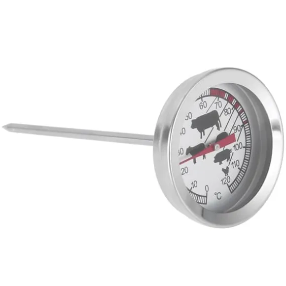 Rostfritt stål BBQ köttmjölk kökstermometer grill matlagningssond