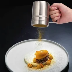 Rostfritt stål kökskrydda burk hushållskryddor peppar salt kryddflaska