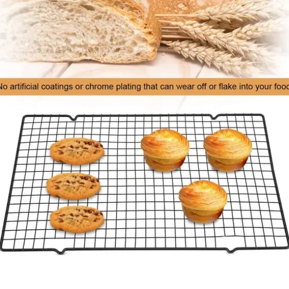rostfritt stål kyl- och bakgaller nonstick grillplåt för kex / kaka / bröd