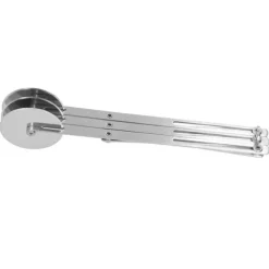 Rostfritt stål Multi Wheel Deg Roller Divider Kex Bakverk Pizzaskärare Bakverktyg 3 hjul
