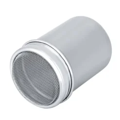 Rostfritt Stål Pulver Shaker Kanna Kakao Socker Kaffe Peppar Krydda (Konkav S)