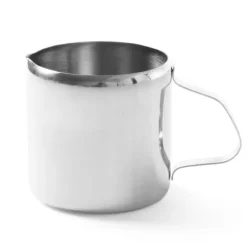 Rostfritt stål rostfritt stål mjölkgräddkopp för kaffe, 350ml - Hendi 450505