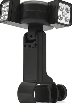 Roterbart Dubbelt Grill- & Cykelljus – LED-lampa med Två Huvuden för BBQ och Cykel