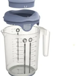 Rotho Fresh blandningskopp med stänkskydd 1,5 l Horizon Blue
