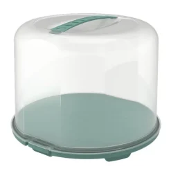Rotho Fresh Cake Box XL 35,5x34,5x26 cm Mistelgrön/Transparent