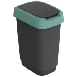 Rotho Twist Avfallskärl 10L Mistel Grön/Antracit