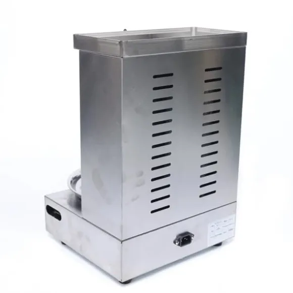Rotisserigrill 360° - Gasgrill - Infraröd LPG-brännare - 2000 W - 220 V 50 Hz - 0–300 °C Steglös Temperatur - Rostfritt Stål - Max 10 kg