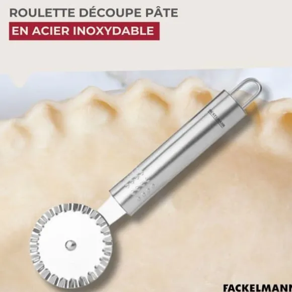 Roulette för att skära deg 18 cm Fackelmann Oval begränsad utgåva