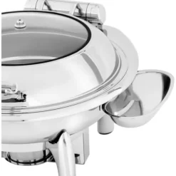 Royal Catering - Chafing dish - Rund med visningsfönster - 5,5 L - 1 bränslecell