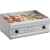 Royal Catering - Elektriskt stekbord - Dubbelt - 75 cm - Slät - 2 x 3200 W