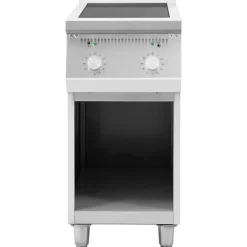 Royal Catering - Induktionsplatta - 8500 W - 2 kokytor - 260 °C - Förvaringsutrymme