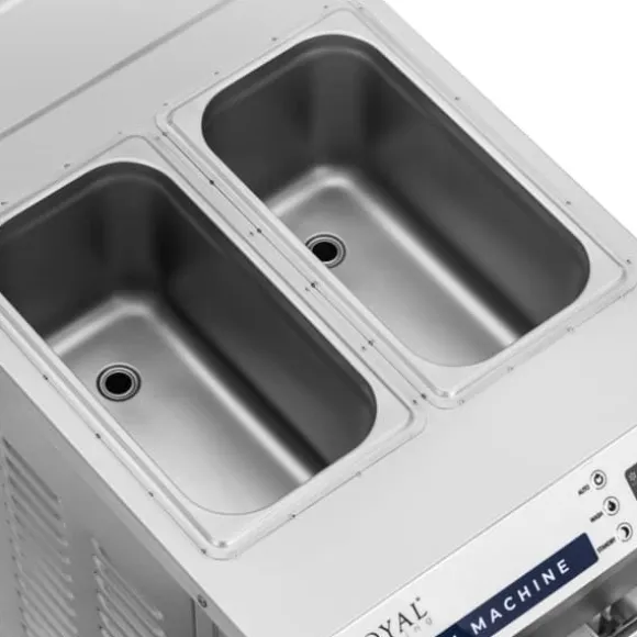 Royal Catering - Mjukglassmaskin - 1350 W - 16 l/h - LED - 3 smaker