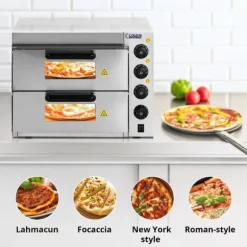 Royal Catering - Pizzaugn - Högtemperatur - Rostfritt stål - Pizzautrustning