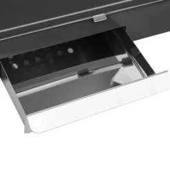 Royal Catering - Popcornmaskin med vagn - Retrodesign - Svart