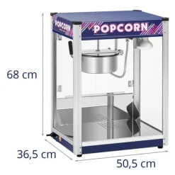 Royal Catering - Popcornmaskin - Blå - 8 oz