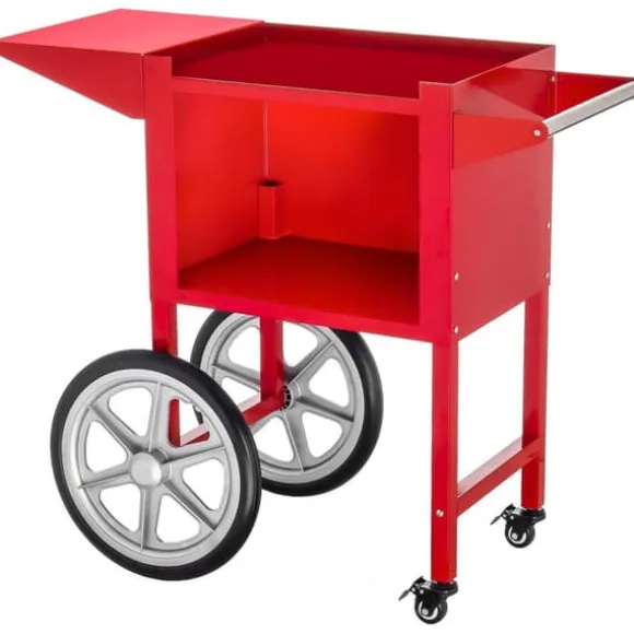 Royal Catering - Popcornmaskin med vagn - Retrodesign - Röd