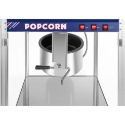 Royal Catering - Popcornmaskin - Blå - 16 oz - XXL