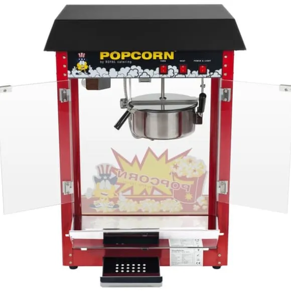 Royal Catering - Popcornmaskin - Svart tak
