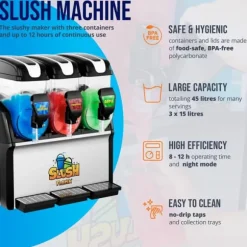 Royal Catering - Slushmaskin - 3 x 12 liter