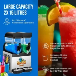 Royal Catering - Slushmaskin - 2 x 12 liter