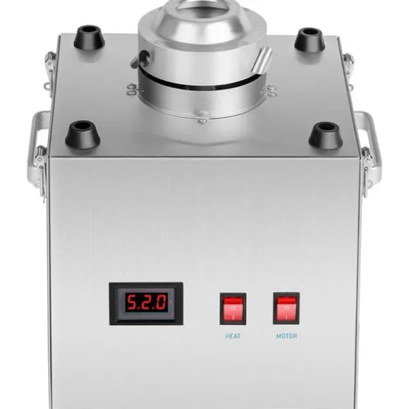 Royal Catering - Sockervaddsmaskin - 52 cm - Rostfritt stål - Vibrationsdämpad