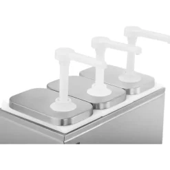 Royal Catering - Såsdispenser - 3 pumpar - 3 x 2 l
