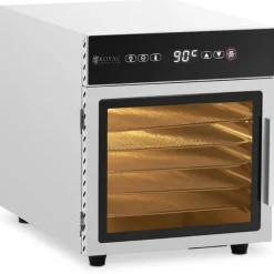 Royal Catering - Torkugn - Rostfritt stål - 500 W - 6 torkhyllor